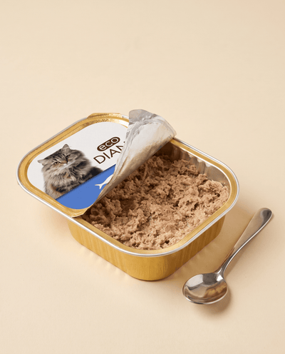 eco DIANA Paté with Fish - Complete Wet Cat Food 100g Tray - DIA-CAT-FSH-100 - eco DIANA - Cat Wet Food