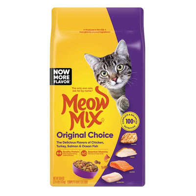 Meow Mix Original Choice - Dry Cat Food, 4 Flavours 1.42kg - MM-CAT-ORG-142 - Meow Mix - Cats