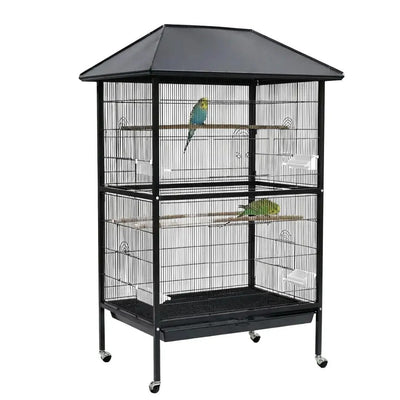 Outdoor Aviary Cage with Roof – Model A01 - - Loolizoo - Bird Aviary