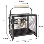Parrot Travel & Transport Cage – Model A60 - - Loolizoo - Bird Travel Carrier