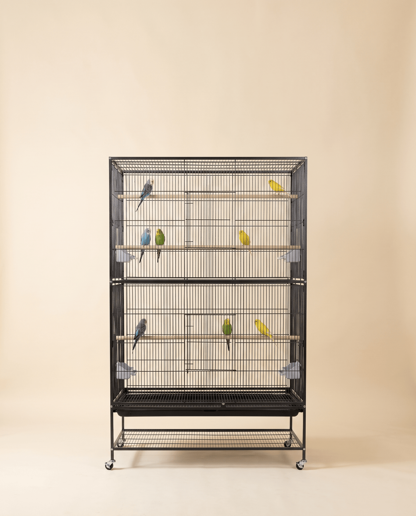 2-Tier Aviary Flight Cage – Model A33 -  - Loolizoo - Bird Aviary