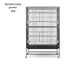 2-Tier Aviary Flight Cage – Model A33 -  - Loolizoo - Bird Aviary