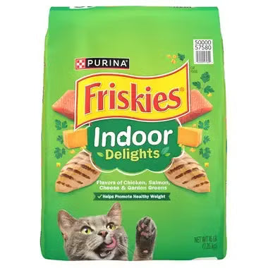 Friskies Indoor Delights 1.43kg bag of complete dry cat food