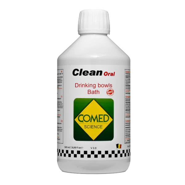 Clean Oral by Comed Science – probiotic water trough and bath cleaner for birds