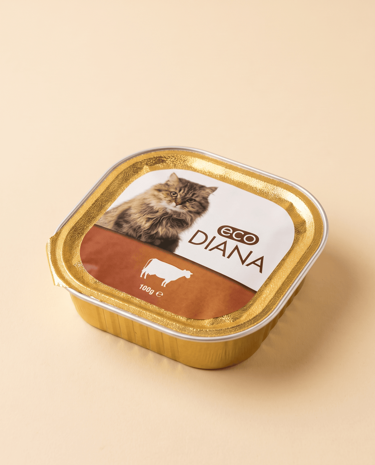 eco DIANA Paté with Beef - Complete Wet Cat Food 100g Tray - DIA-CAT-BEF-100 - eco DIANA - Cat Wet Food