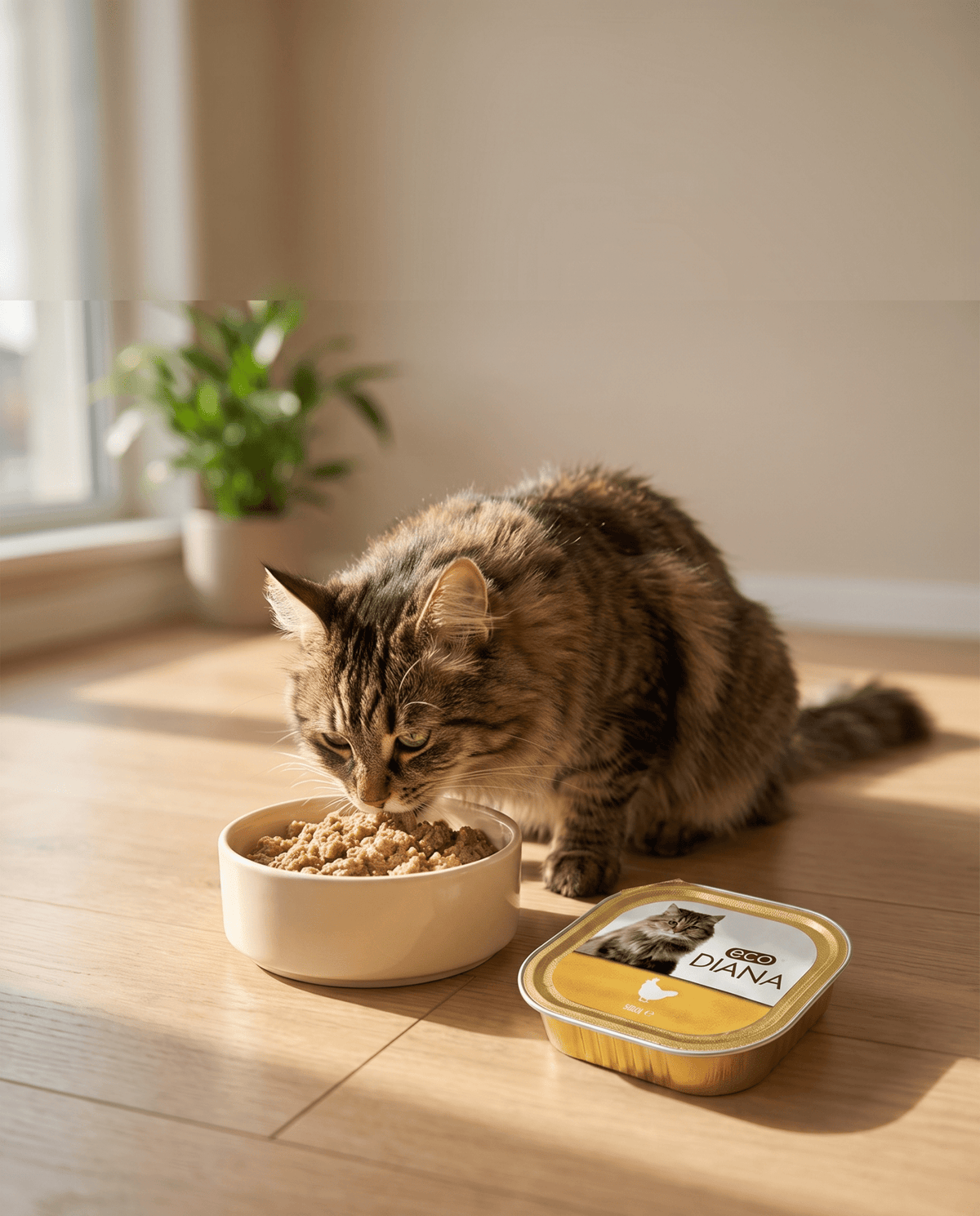 eco DIANA Paté with Chicken - Complete Wet Cat Food 100g Tray - DIA-CAT-CHK-100 - eco DIANA - Cat Wet Food