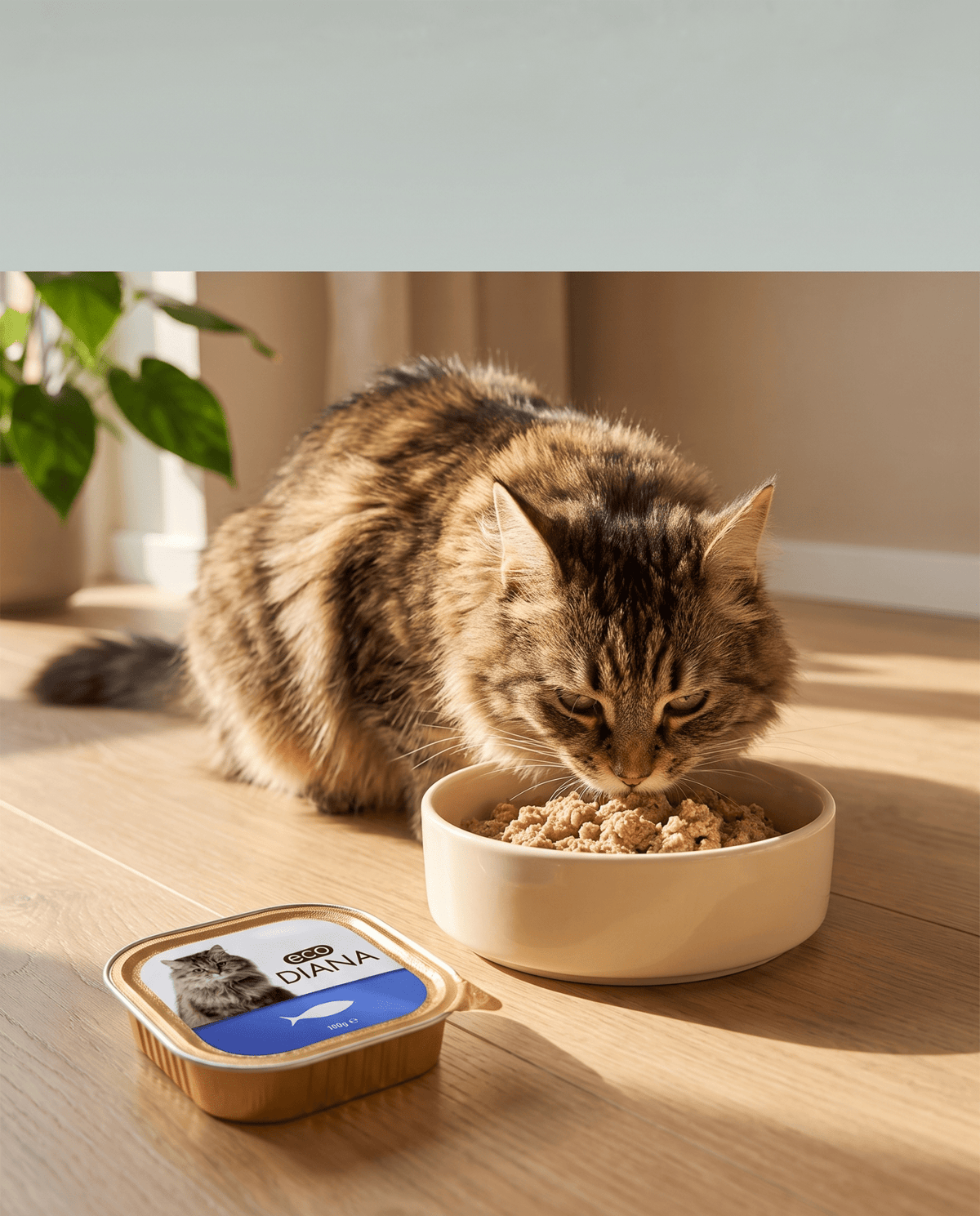 eco DIANA Paté with Fish - Complete Wet Cat Food 100g Tray - DIA-CAT-FSH-100 - eco DIANA - Cat Wet Food