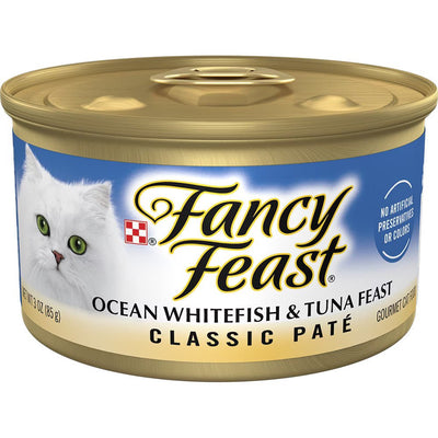 Fancy Feast Classic Paté Ocean Whitefish & Tuna - Wet Cat Food 85g - FF-CAT-WFT-85 - Fancy Feast - Cat Wet Food