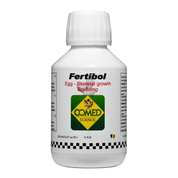 Fertibol by Comed Science – calcium and eggshell support for breeding birds (150 ml)