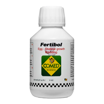 Fertibol by Comed Science – calcium and eggshell support for breeding birds (150 ml)