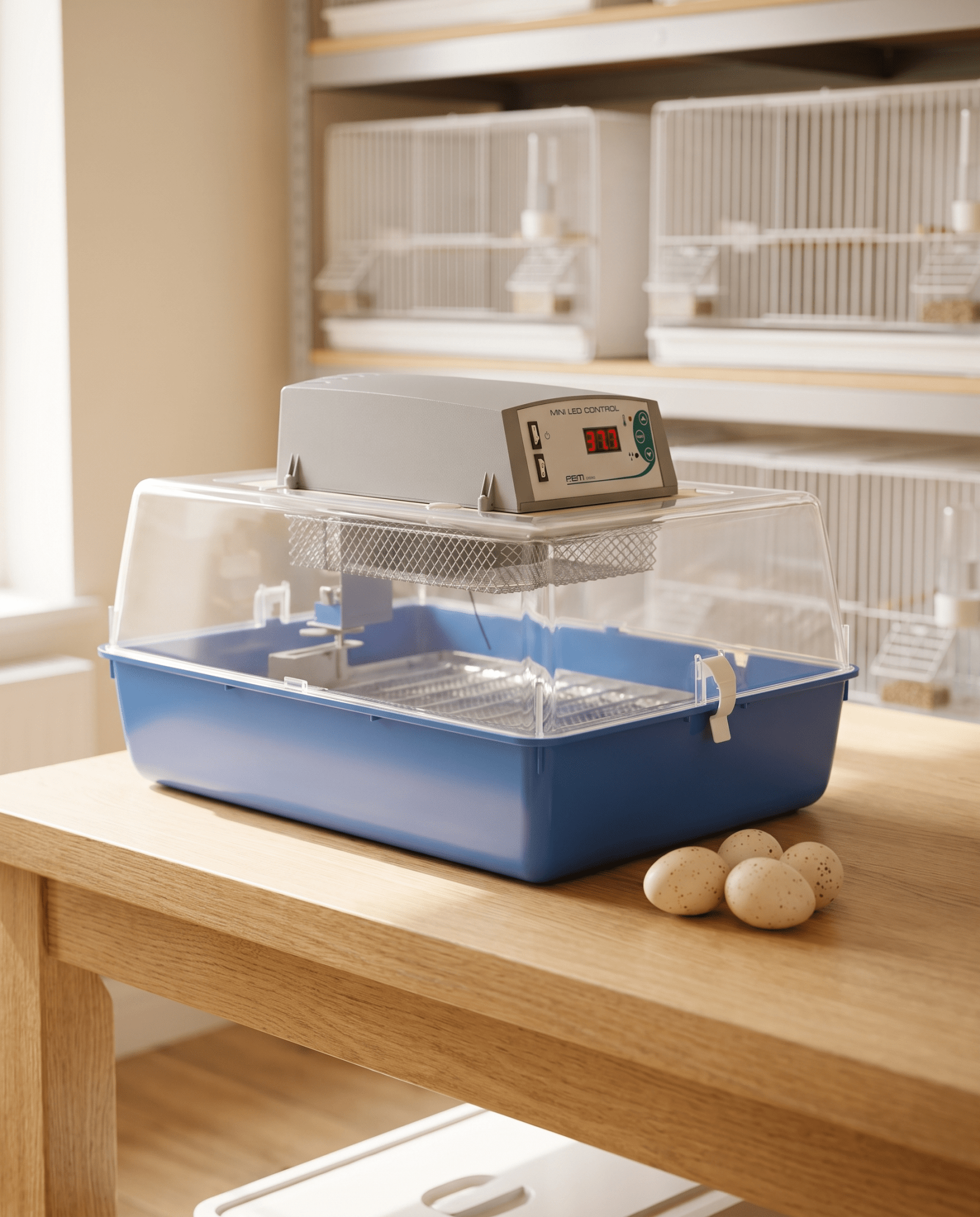 FIEM INCA 45 Automatic Egg Incubator & Hatcher – MINI LED, 45 Eggs - FIEM-INCA-ML - FIEM - Egg Incubator