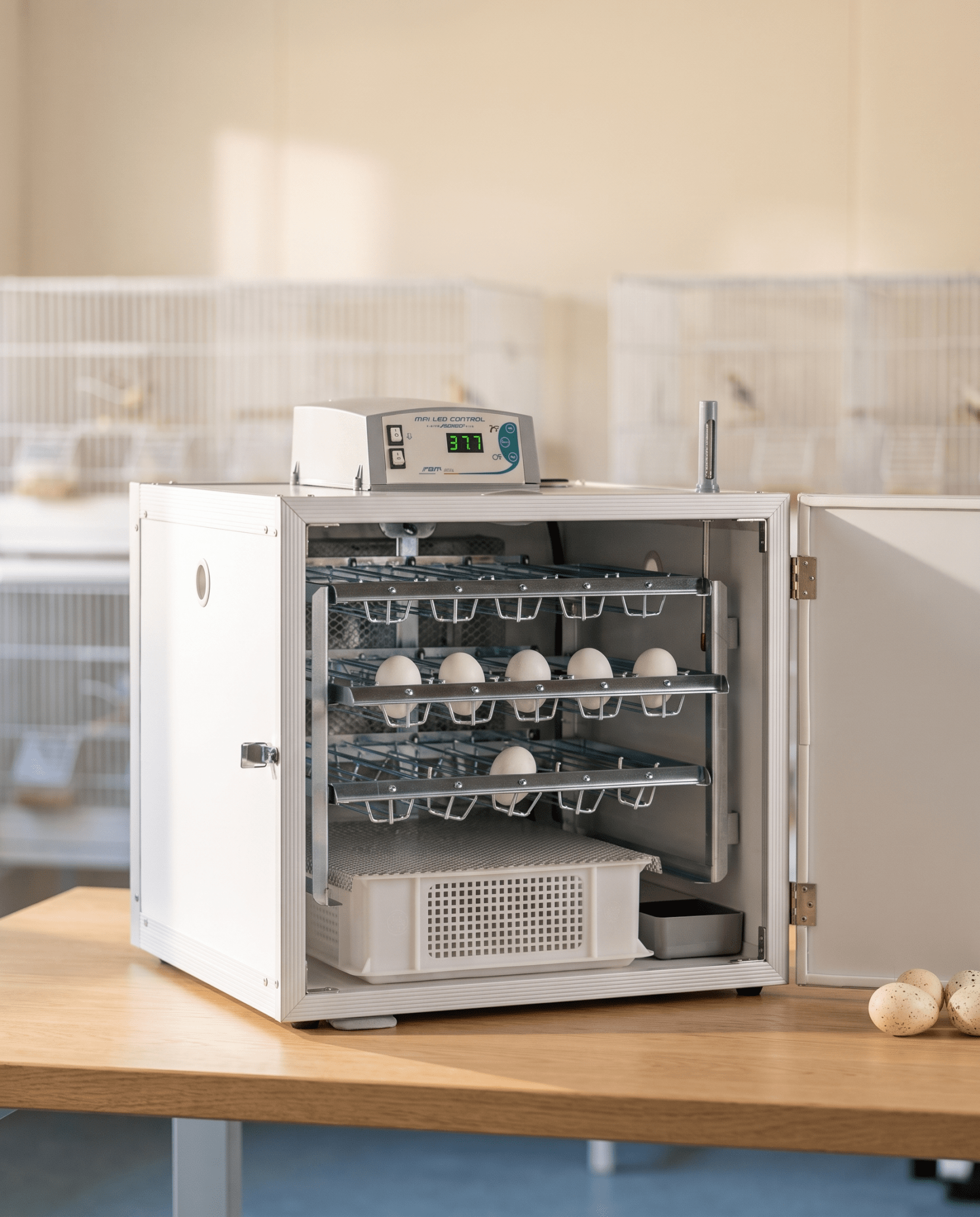 FIEM MG100/150 B.Family Incubator + Hatcher – 105 Eggs Setting - FIEM-SH100AMLP - FIEM - Egg Incubator