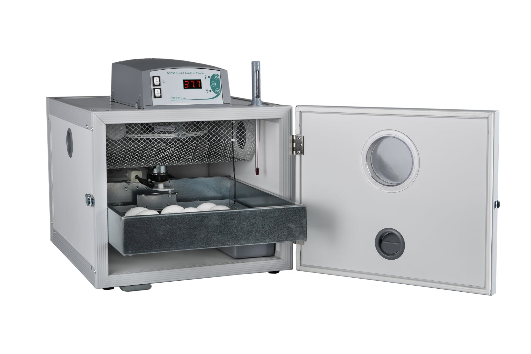 FIEM MG50 J.S. Automatic Setter and Hatcher — MiniLED Advanced, PVC Cabinet 230V - FIEM-SH50AMLP - FIEM - Egg Incubator