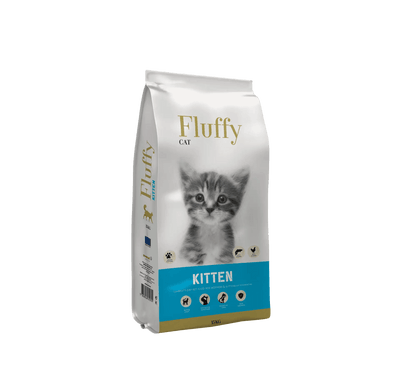 Fluffy Cat - Kitten - L-CF003-1-2 - Fluffy - Cats
