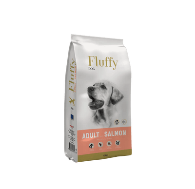 Fluffy Dog - 15Kg - Adult Salmon - L-DF004 - Fluffy - Dogs