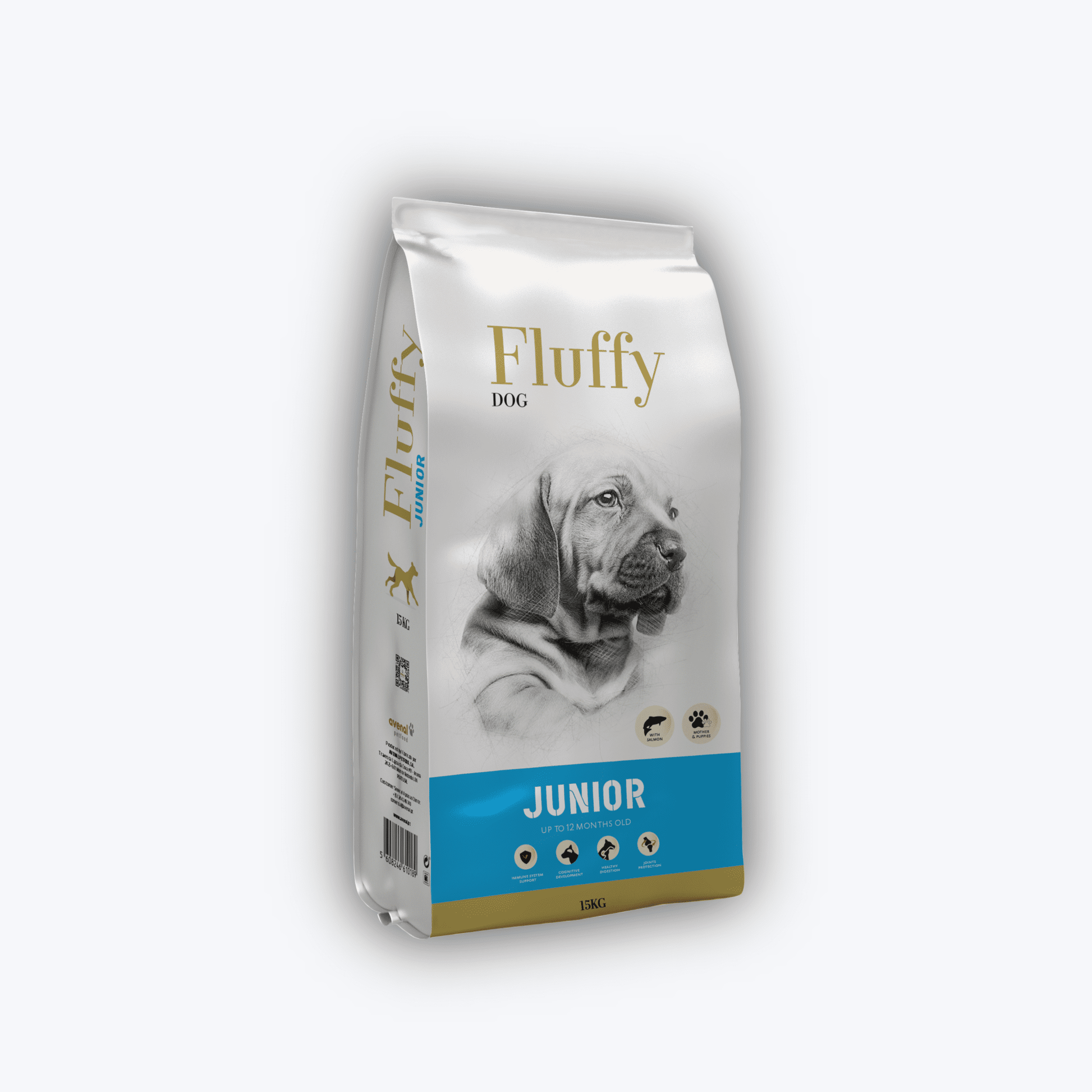 Fluffy Dog - 15Kg - Junior - L-DF001 - Fluffy - Dogs
