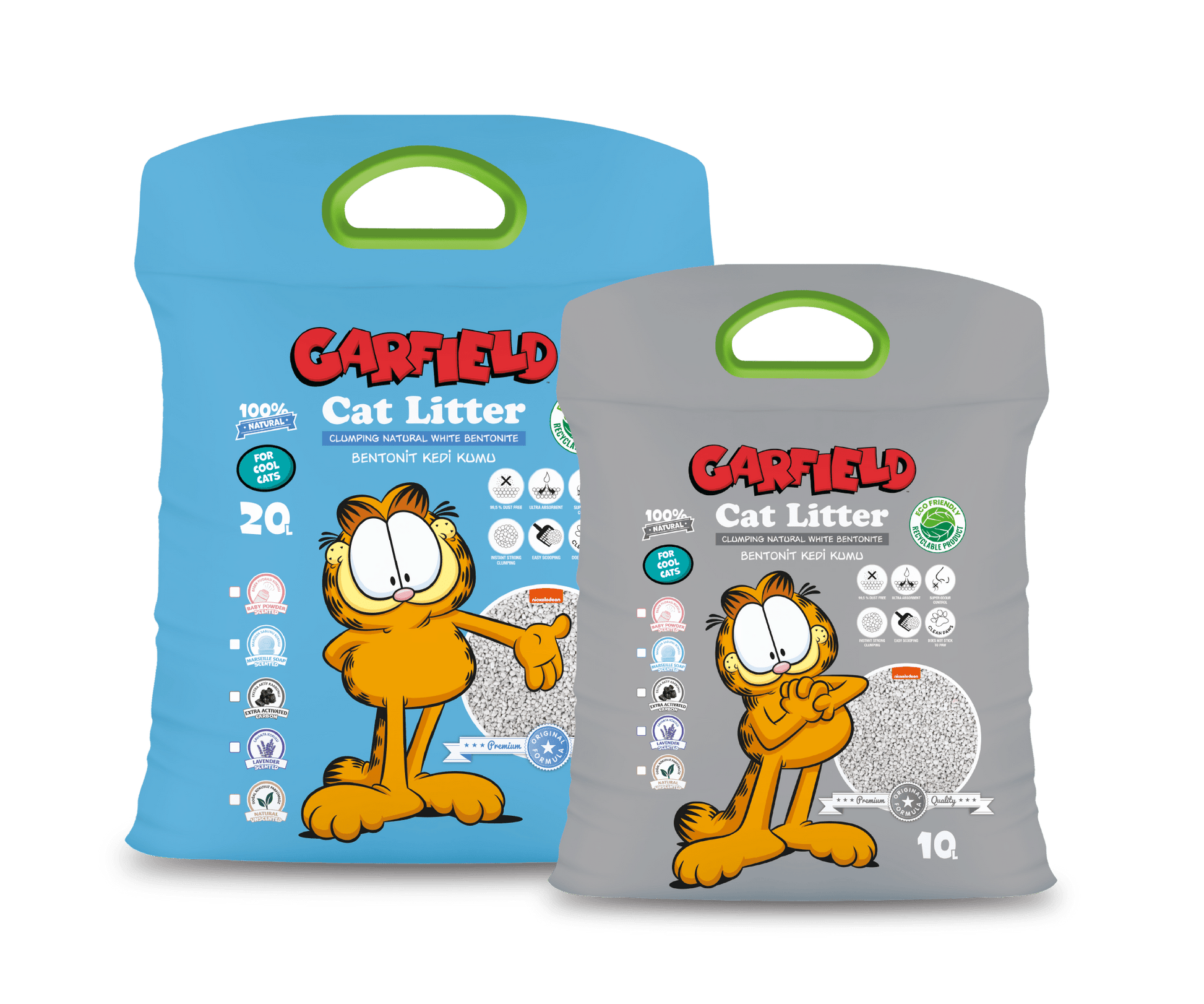 Garfield Cat Litter - Marsliya Calcium Bentonite - 20L -  - Garfield - Litter & Accessories