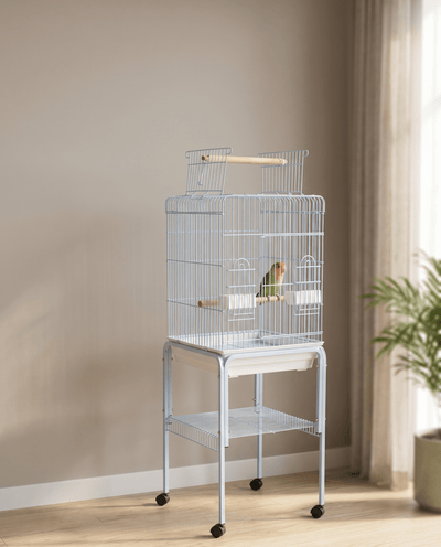 Hand-Feeding Cage with Rolling Stand – Model 1901 -  - Loolizoo - Bird Cage