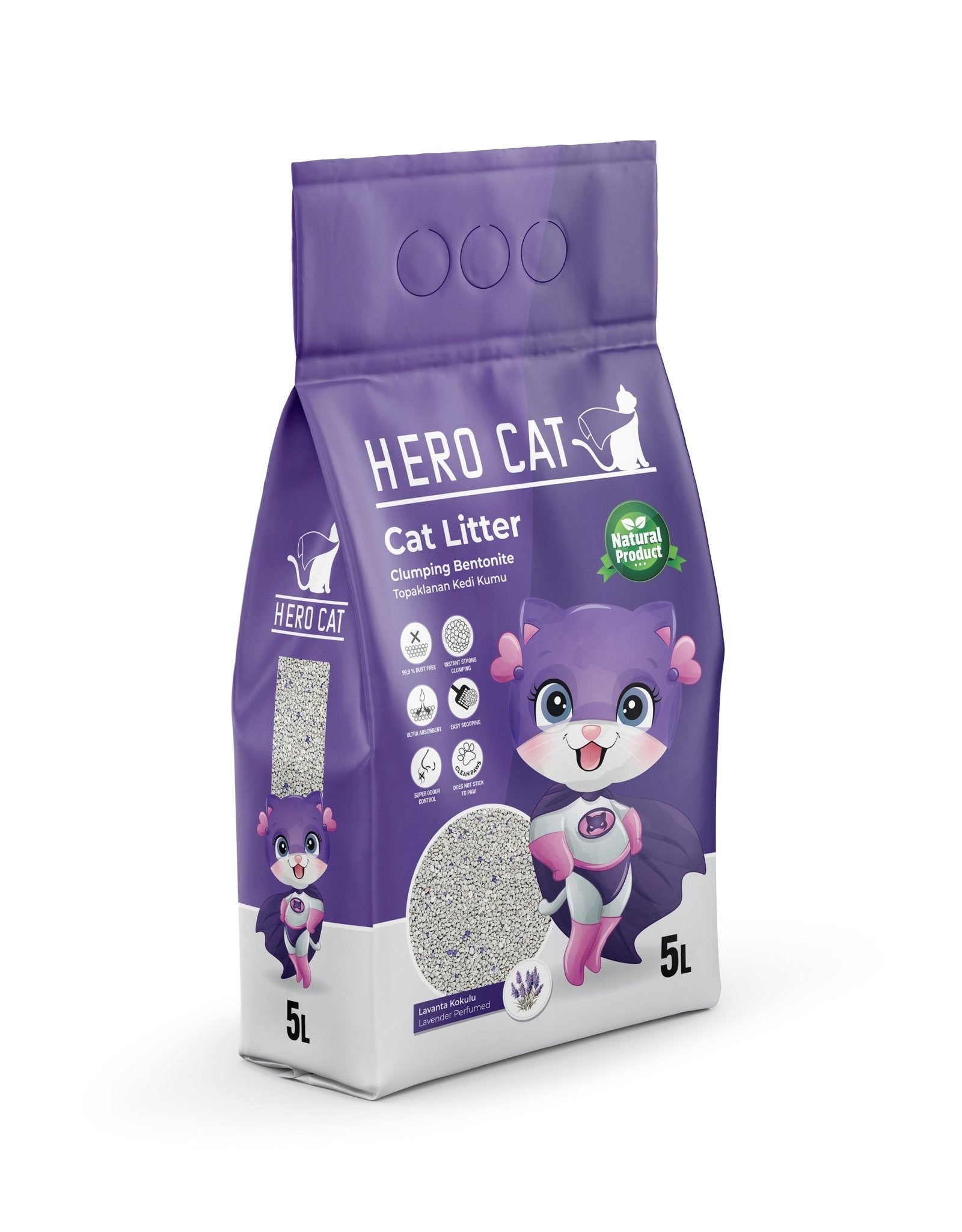 HeroCat - Lavender -  - HeroCat - Litter & Accessories
