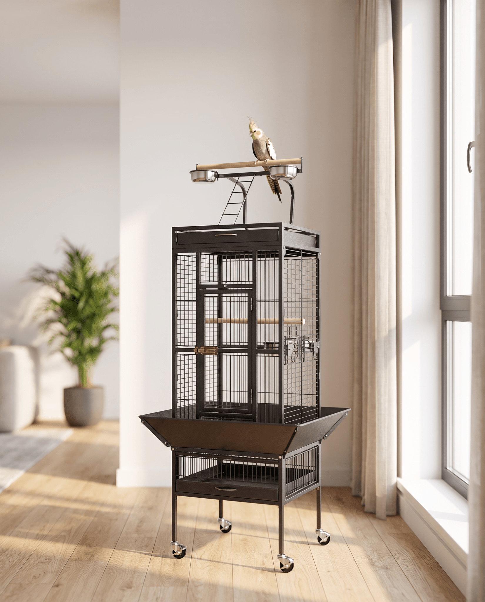 Parrot Play-Top Cage – Model A10 -  - Loolizoo - Bird Cage