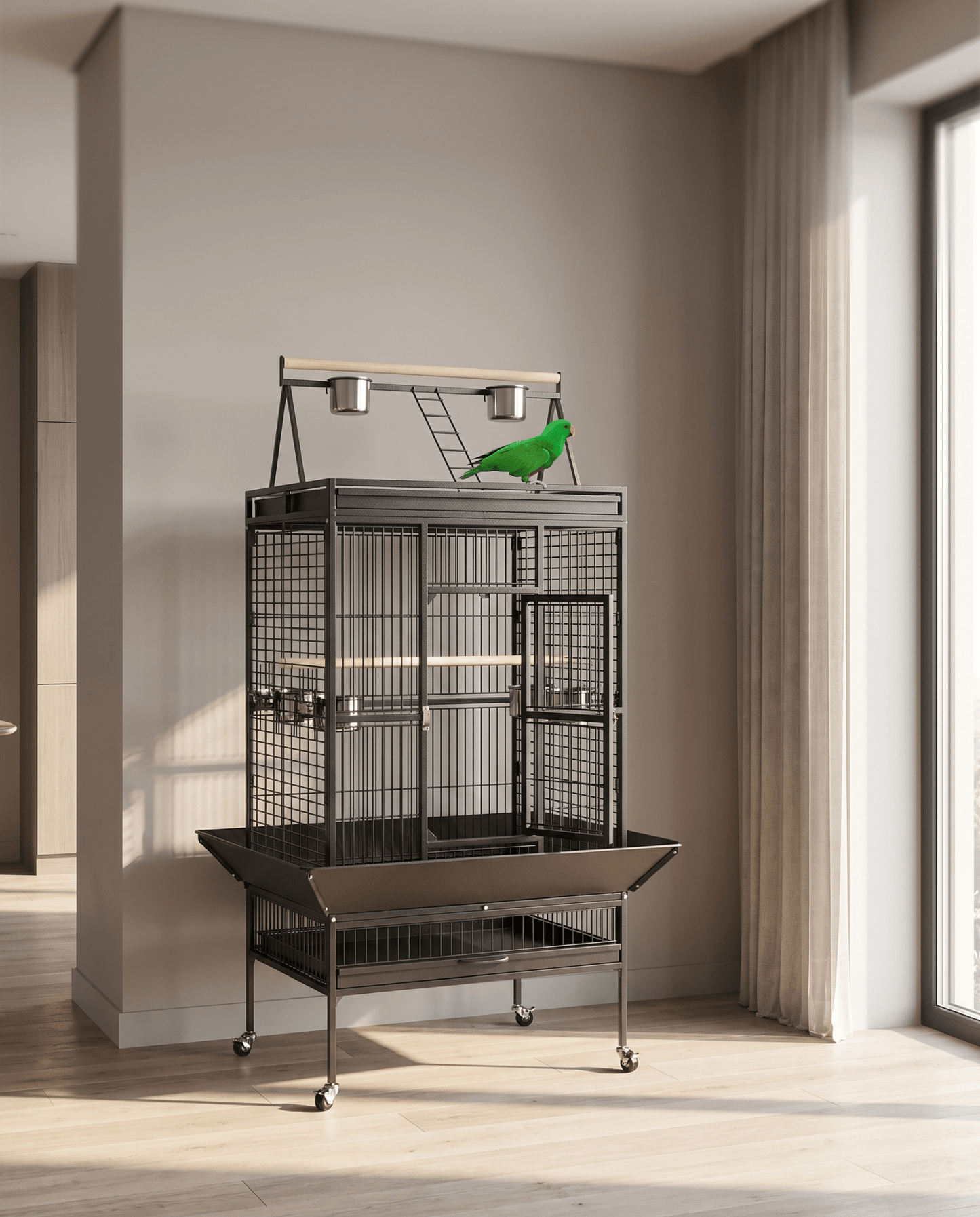 Parrot Play-Top Cage – Model A19 -  - Loolizoo - Bird Cage
