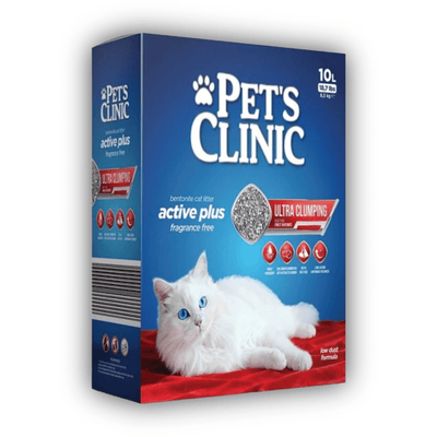 Pet's Clinic Active Plus – Ultra Premium Cat Litter 10L -  - Petsan - Cat Litter
