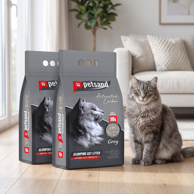 Petsand Activated Carbon Cat Litter – 2-Bag Bundle Deal -  - Petsan - Cat Litter