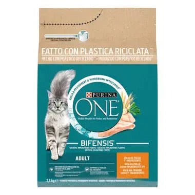 Purina ONE Adult Cat - Dry Food with Chicken & Whole Grains 2.8kg - PO-CAT-CHI-28 - Purina ONE - Cats